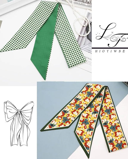 Purse Scarf Handbags For Women Skinny Hair Neck Accessories Scarves With Bag Scarfs Handle Fashion Lightweight