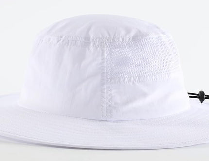 Home Prefer UPF50+ Mens Sun Hat Wide Brim Fishing Hat Womens UV Protection Cap Breathable Mesh Safari Gardening Bucket Hat