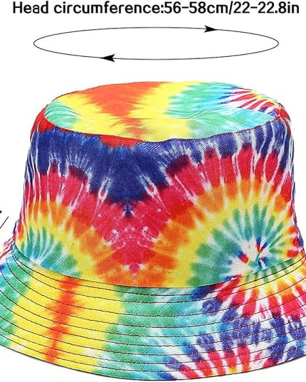 XYIYI Cute Bucket Hat Beach Fisherman Hats for Women, Reversible Double-Side-Wear