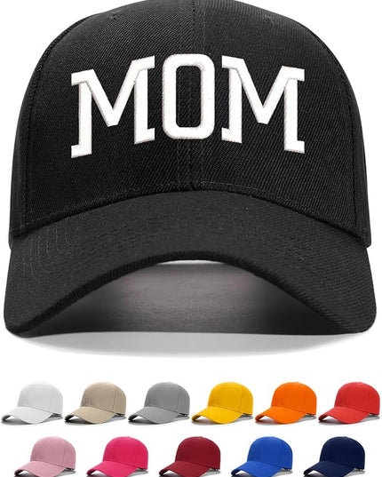 Custom4U Custom Hat Baseball Cap Adjustable Embroidered Mom Dad Hat for Men Women Gifts for New Parents Personalized Text S/L