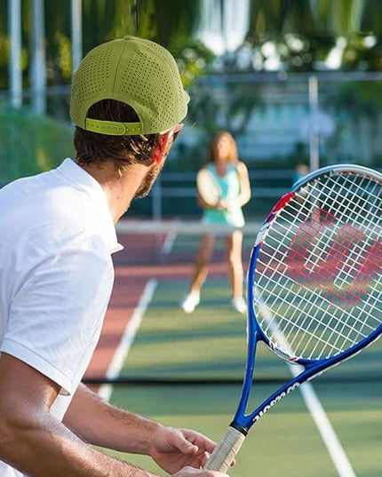 kozinu Quick Dry Baseball Cap Curved Brim Snapback Hat Laser Cut Mesh Ball Cap Golf Ball Cap for Men Women