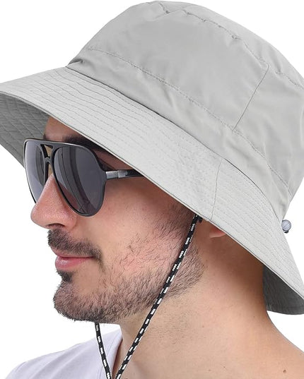 FEICUI Men Women Outdoor Bucket Hat Quick Dry Packable UV Protection Boonie Sun Hat