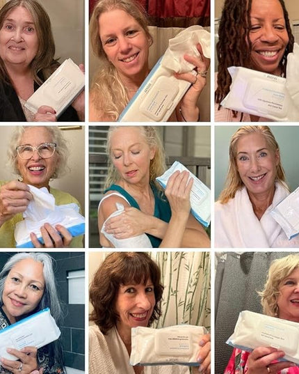 Mirai Clinical's Deodorizing Body Wipes for Women & Men - Cleansing & Refreshing Deodorant Wipes Women & Men Love - Fights Nonenal® Body Odor - For Whole Body Usage - Unscented - 3 packs.