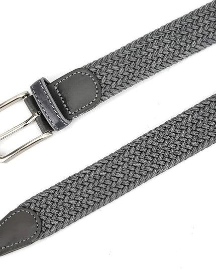 Braided Canvas Woven Elastic Stretch Belts for Men/Women/Junior with Multicolored