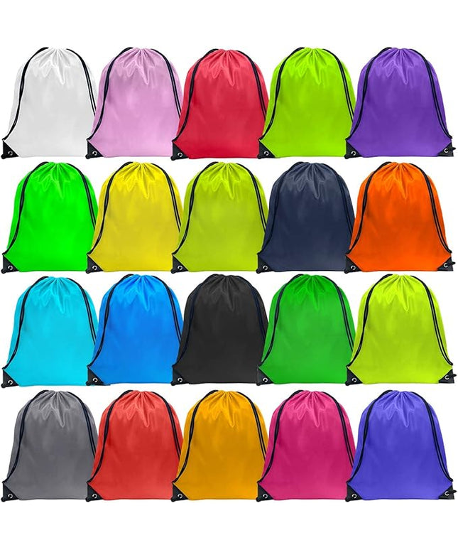 Drawstring Bags Bulk Gym String Bag Cinch Backpacks 20 Colors