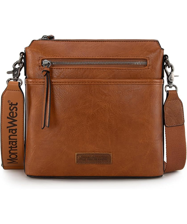 Montana West Crossbody Bag for Women Multi Pocket Cross Body Bag Purses with Guitar Strap