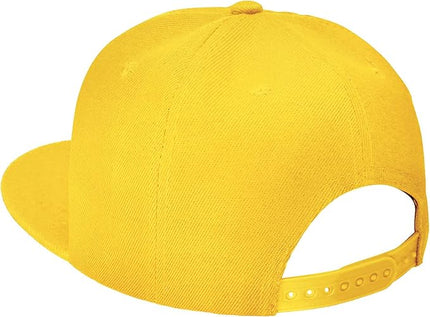 Classic Snapback Hat Cap Hip Hop Style Flat Bill Blank Solid Color Adjustable Size
