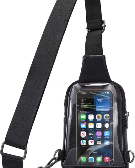 INICAT Sling Bag for Women Touchscreen Small Crossbody Cell Phone Purse Fanny Pack