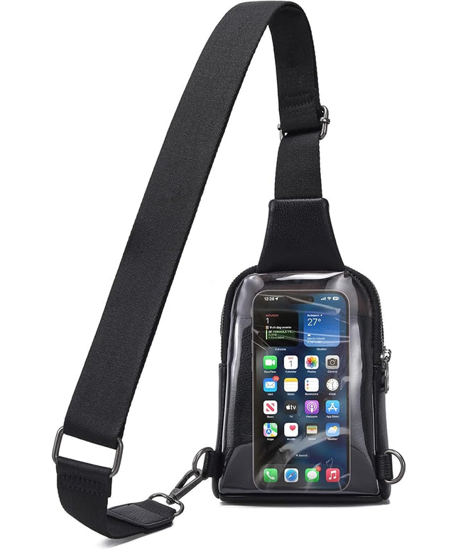 INICAT Sling Bag for Women Touchscreen Small Crossbody Cell Phone Purse Fanny Pack