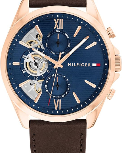 Tommy Hilfiger Men's Quartz Multifunction Watch - Stainless Steel - 5ATM/50 Meters Water Resistance - A Timeless, Modern Classic - Gift for Him - 43.5mm