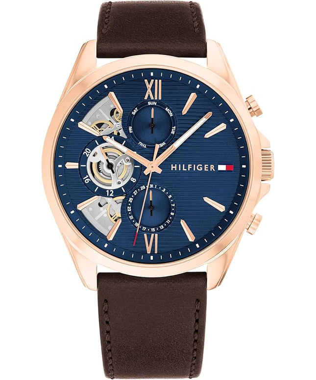 Tommy Hilfiger Men's Quartz Multifunction Watch - Stainless Steel - 5ATM/50 Meters Water Resistance - A Timeless, Modern Classic - Gift for Him - 43.5mm
