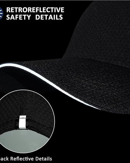 GADIEMKENSD Women's Race Day Running Cap Performance Mesh Hat - Excellent Ventilation, Lightweight, Reflective Safety