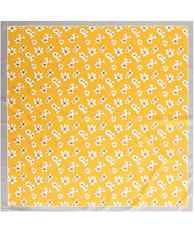 Julunar Silk Like Head Scarf for Women - Satin Large Hair Scarves - 35" Square Silk Hair Wrap for Sleeping with Gift Packed