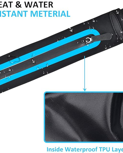 Running Belt Fanny Pack, Running Waist Pack for Women & Men USA Patented Hands-Free Reflective Runner Pouch Belt Fitness Workout Bag No-Bounce Adjustable Sport Travel Fanny Pack Cell