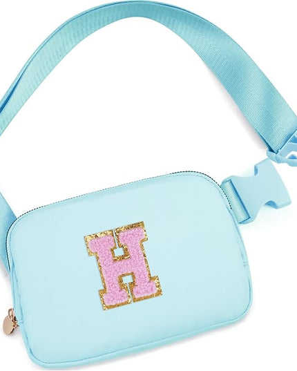 Uygafly Birthday Gifts for 6 7 8 9 10 11 12 13 Year Old Girls,Belt Bag for Women Girls Fanny Pack Crossbody Bags for Kids,Fashion Waist Packs Cute Teen Trendy Stuff Travel Essentials | Blue,H
