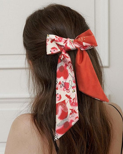 4 Pack Purse Scarf Handbags Skinny Twill Hair Scarves Narrow Neck Scarf Band Women Fashion Accessories Bag Charms