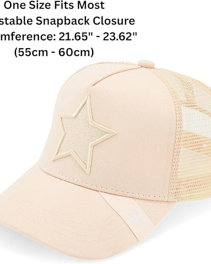 VINTAGE HAVANA Trucker Hats Women | Mesh Adjustable Snapback Hat | Men & Women Cute Trendy Fashion Baseball Cap