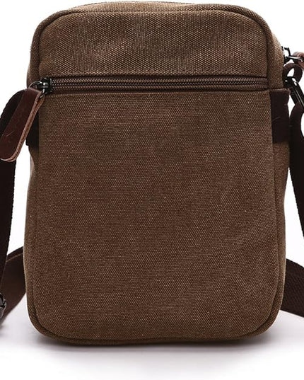 Collsants Mini Crossbody Bags for Women and Men - Small Purses and Handbags - Travel Bag - Canvas Shoulder Purse