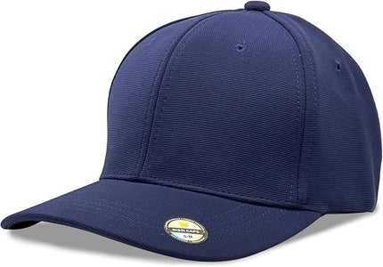 [2 Pack] Hybrid Stretch-Fitted Trucker Cap, Baseball Cap with Air Mesh