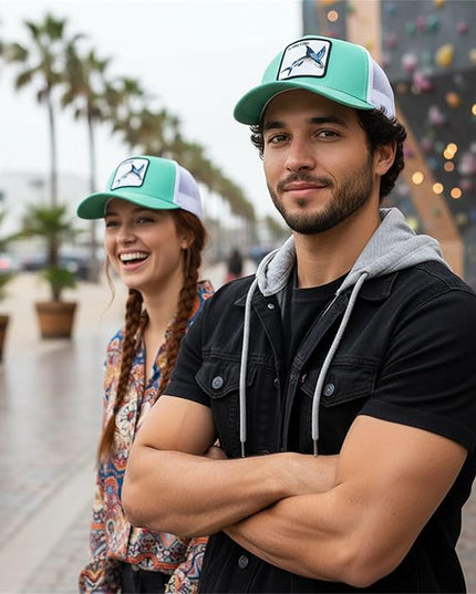 Classic Unisex Various Animal Series Embroidery Farm Adjustable Mesh Snapback Trucker Hat
