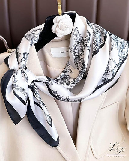 Satin Bandanas Head Scarf For Women Hair Scarves Accessories Lightweight Fashion Wrap Neck Silk Sleeping Headscarf