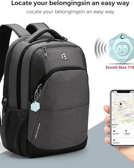 Swissdigital Design Business Laptop Backpack, College Laptops Backpack with USB Charging Port for Men and Women Fits 16 Inch Notebook, Grey-Finder Color Random | SD1670BT013-02