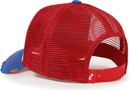 ililily Premium Road Trip Vintage Distressed Snapback Trucker Hat Baseball Cap