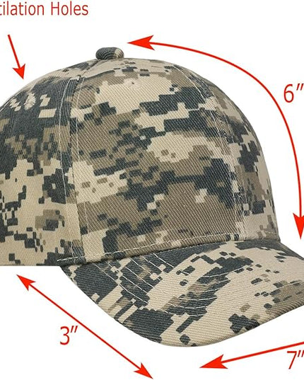 Falari Wholesale Bulk Lot 12-Pack Baseball Cap Adjustable Size Plain Blank Solid Color