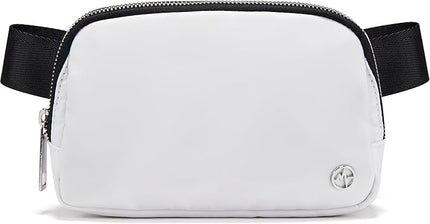Pander Belt Bag for Women, Fashion Waist Packs, Crossbody Bags, Everywhere Belt Bag with Adjustable Strap (White).