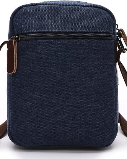 Collsants Mini Crossbody Bags for Women and Men - Small Purses and Handbags - Travel Bag - Canvas Shoulder Purse