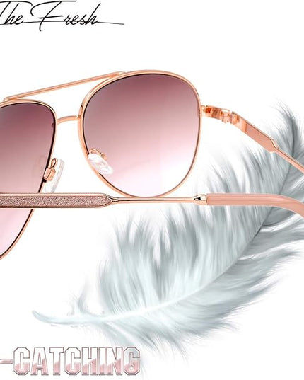 The Fresh Classic Crystal Elegant Women Beauty Design Sunglasses Gift Box