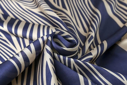 MINIDORA Satin Scarves for Women 27.5 × 27.5 inches Medium Square Elegant Silk Feeling Head Scarf