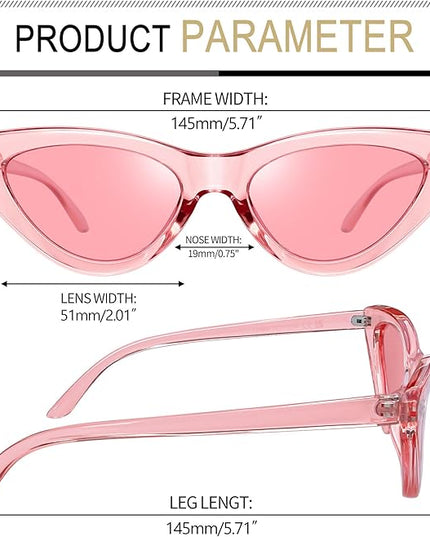 Joopin Polarized Cat Eye Sunglasses for Women Vintage Cateye Sun Glasses UV400 Protection