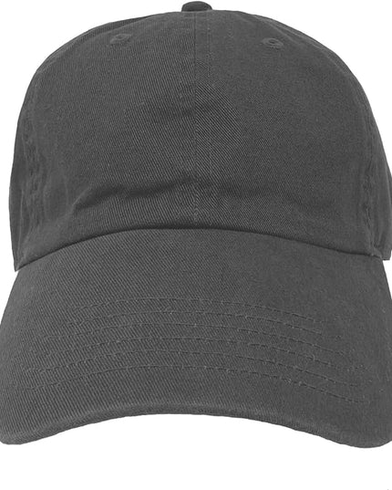 Glory Max 100% Cotton Baseball Cap Classic Plain Low Profile Golf Dad Hat Buckle Adjustable