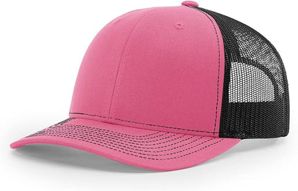 Richardson 112 Trucker Hat - Premium Adjustable Snapback Hat - Structured Six Panel Richardson Blank Caps