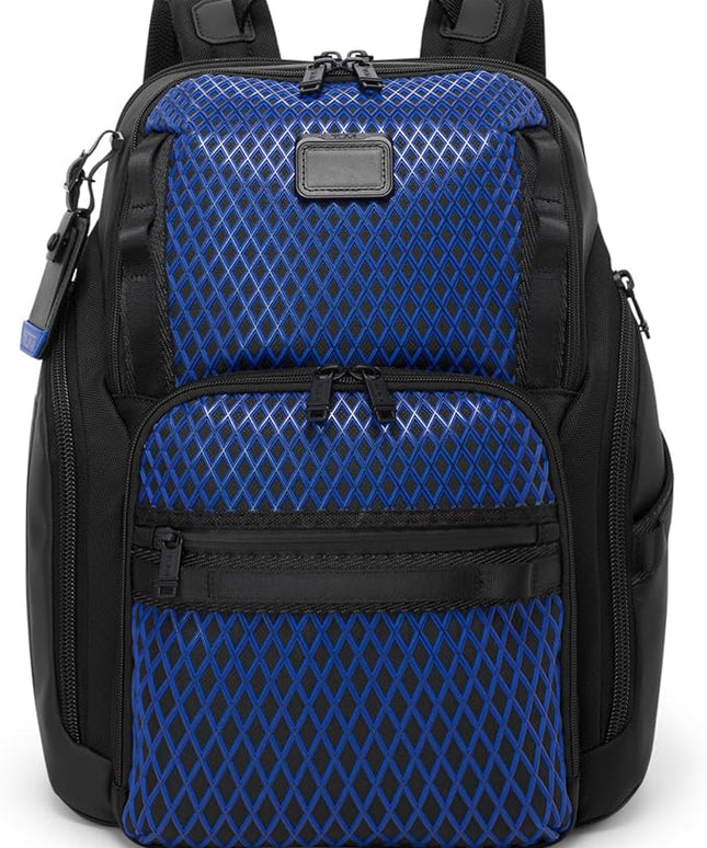 TUMI - Alpha Bravo Search Backpack - Laptop Backpack for Men & Women - Backpack for Work & Travel - 17.0" X 14.0" X 8.3" - Electric Blue