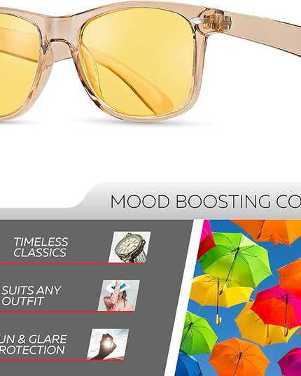 Retro Rewind Polarized Sunglasses for Men and Women - UV Protection Classic Sun Glasses