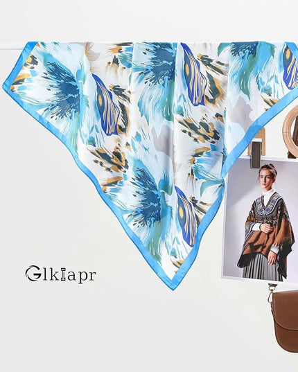 Satin Bandana Headscarf for Women Silky Hair Scarves for Fashion Lightweight