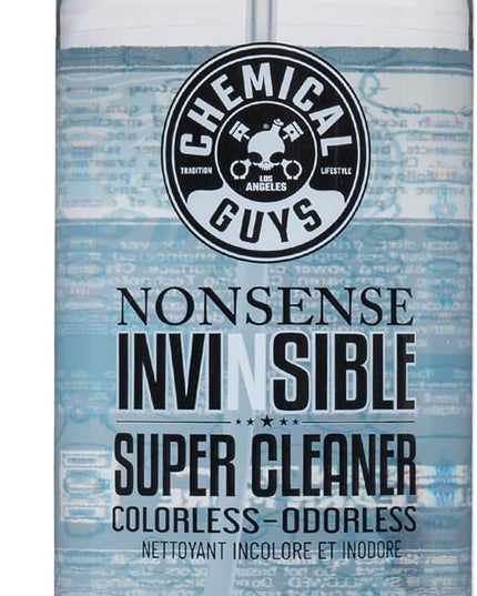 Chemical Guys Nonsense Colorless & Odorless All Surface Cleaner - Clear, Safe for Vinyl, Rubber, Plastic, Carpet, and Upholstery, pH Balanced, Residue-Free, Unscented, 32 oz Spray