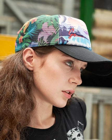 Grace Folly Foam Trucker Hat Snapback Mesh Baseball Cap for Men or Women