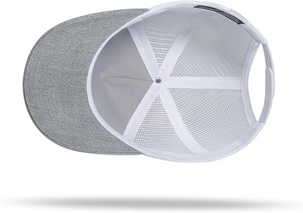 American Flag Trucker Hat - Snapback Hat, Baseball Cap for Men Women - Breathable Mesh Side, Adjustable Fit - for Casual Wear