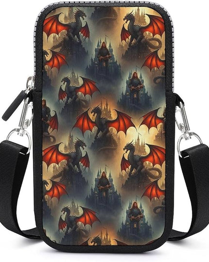 Small Crossbody Bags for Men, Cool Lightweight Sling Phone Pouch, Slim Cell Phone Purses