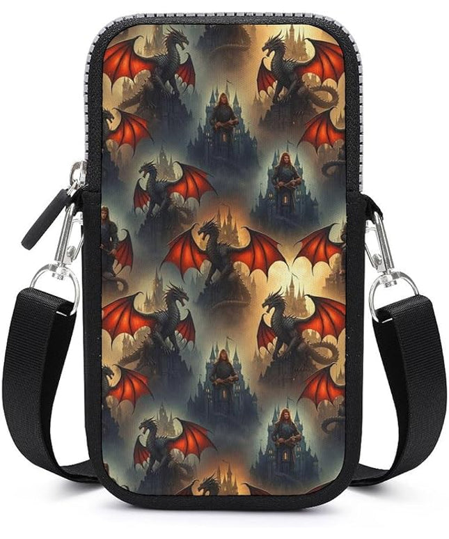 Small Crossbody Bags for Men, Cool Lightweight Sling Phone Pouch, Slim Cell Phone Purses
