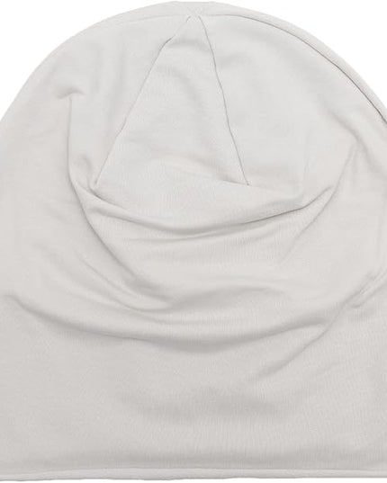 ZLYC Cotton Thin Slouchy Beanie Hat for Men Women Fashion Soft Stretch Knit Skull Cap