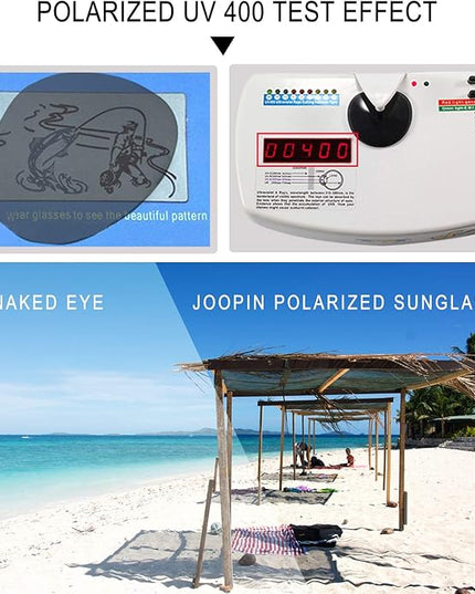 Joopin Square Sunglasses Polarized UV Protection Trendy Designer Sun Glasses Men Women