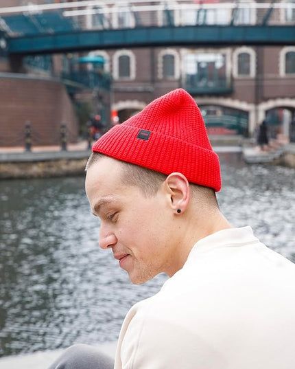 Fisherman Beanie Hats for Men Women,Knit Trawler Skull Cap,Watch Cap,Spring Fall Winter Warm Short Hats