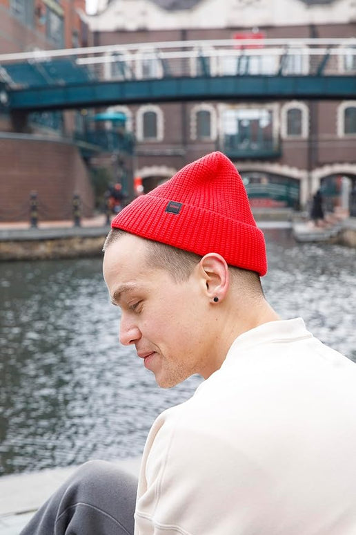 Fisherman Beanie Hats for Men Women,Knit Trawler Skull Cap,Watch Cap,Spring Fall Winter Warm Short Hats