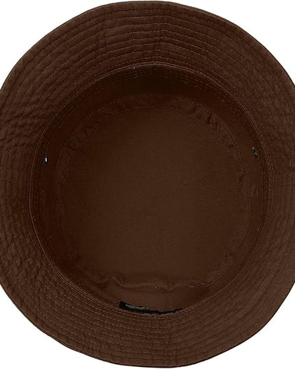 Falari Men Women Unisex Cotton Bucket Hat 100% Cotton Packable for Travel Fishing Hunting Summer Camp