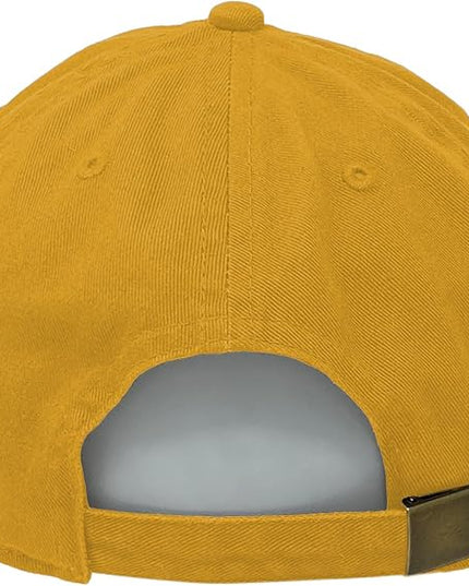 Glory Max 100% Cotton Baseball Cap Classic Plain Low Profile Golf Dad Hat Buckle Adjustable