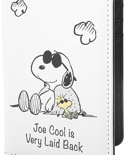 Peanuts Joe Cool Snoopy Passport Cover Official License, Cute Passport Holder for Travel, Snoopy Gifts